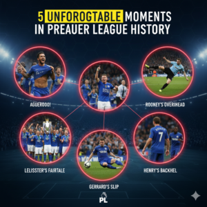 Read more about the article 5 Unforgettable Moments in Premier League History