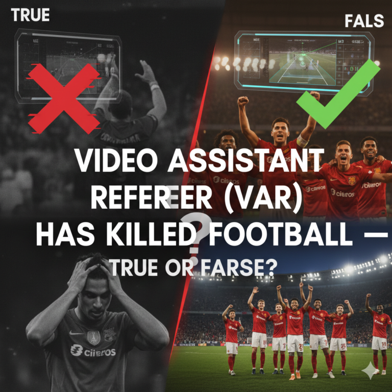 Video Assistant Referee (VAR) Has Killed Football — True or False?