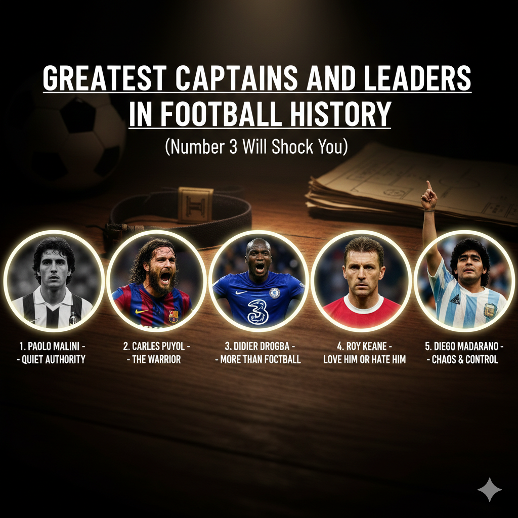 Read more about the article Greatest Captains and Leaders in Football History (Number 3 Will Shock You)