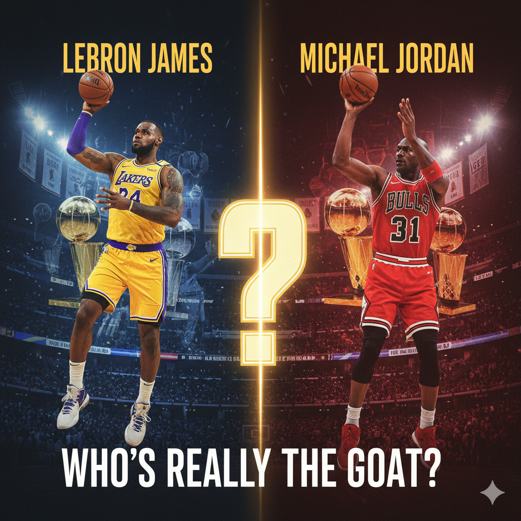 You are currently viewing LeBron James vs Michael Jordan — Who’s Really the GOAT?