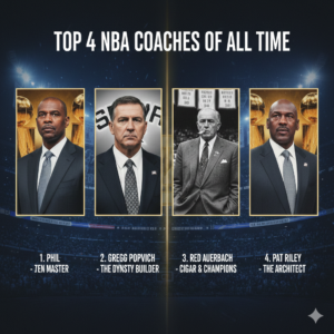 Read more about the article Top 4 NBA Coaches of All Time