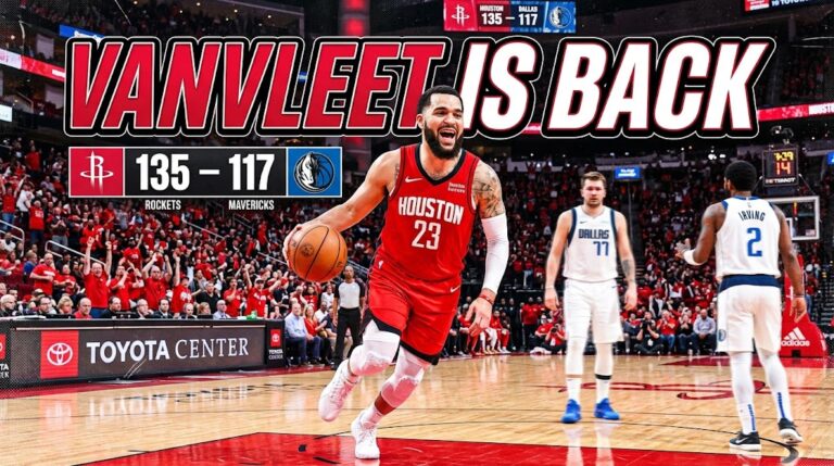 Fred VanVleet Returns With 17 Points as Rockets Thrash Mavericks 135–117